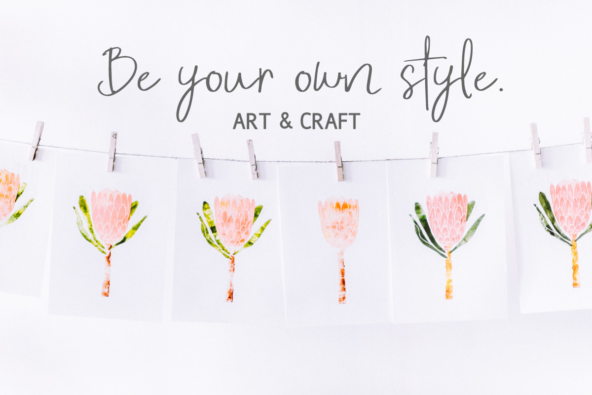 Please Oneself Font Duo, a Script Font by Artstudio (Photo 11 of 13)