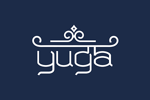 Yuga Sanskrit - English Font