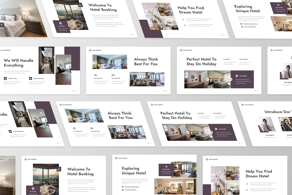 Hotel Booking Keynote Template, a Presentation Template by MtvtdArt (Photo 6 of 6)