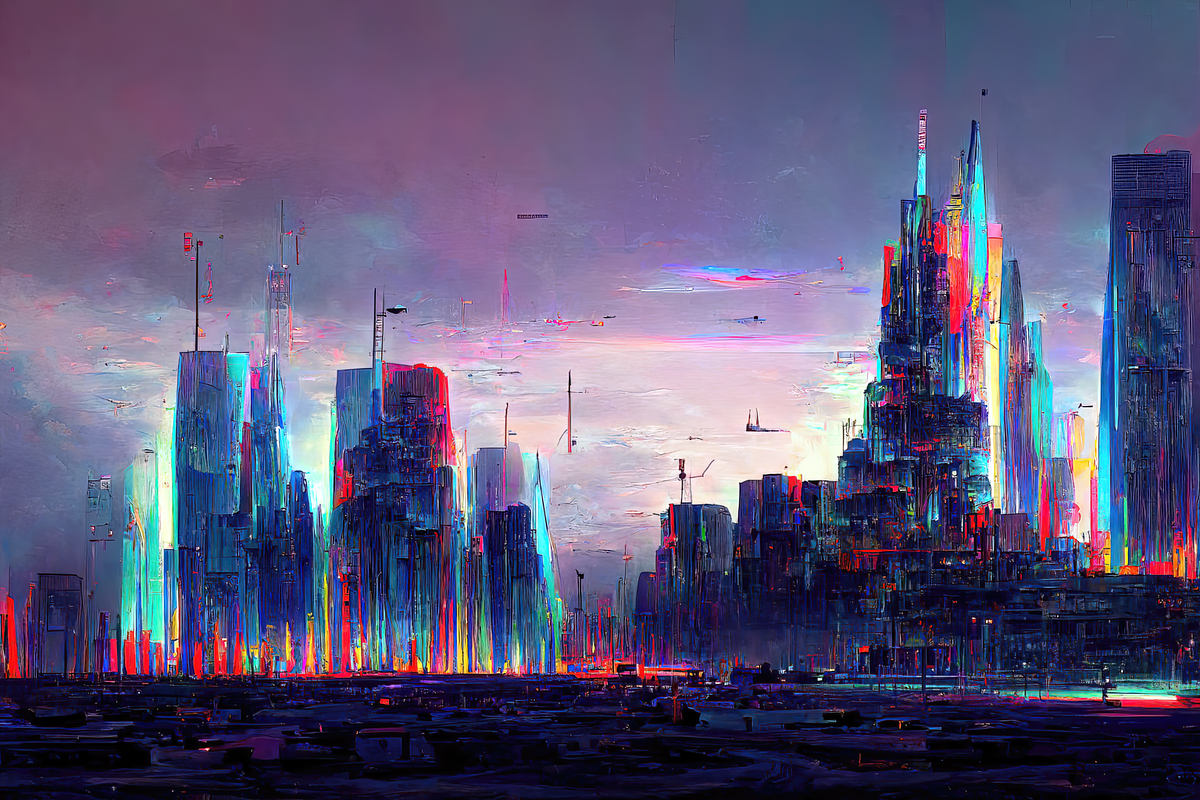 Glitch City Landscapes, an Illustration by OneOrEight (Photo 9 of 20)