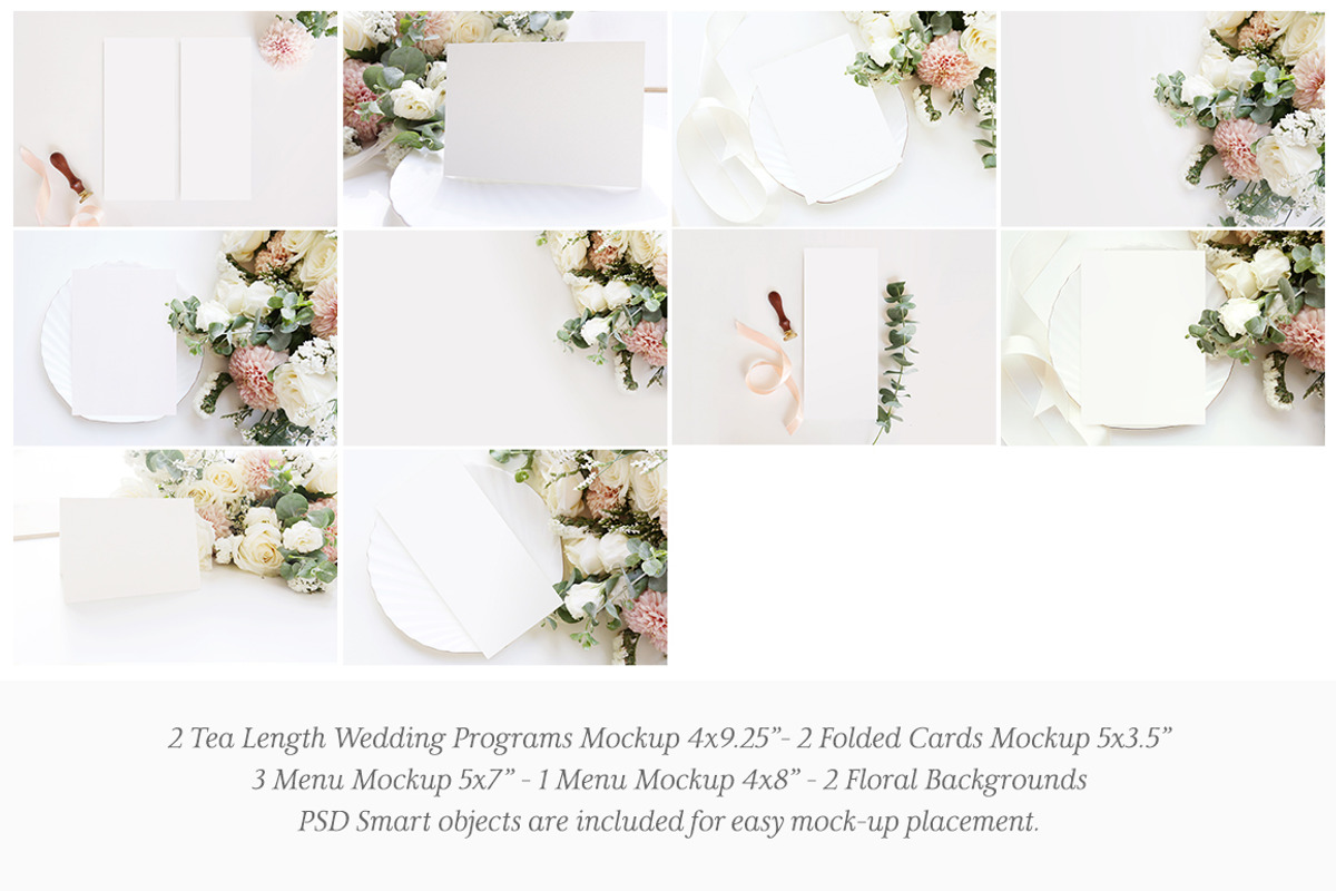 Wedding Stationery Mockup Bundle, a Print Template by Citrus and Cinnamon (Photo 4 of 4)