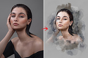 Watercolor Mixed Art Painting, an Action Add-On by Photoshop Action (Thumbnail 17 of 17)