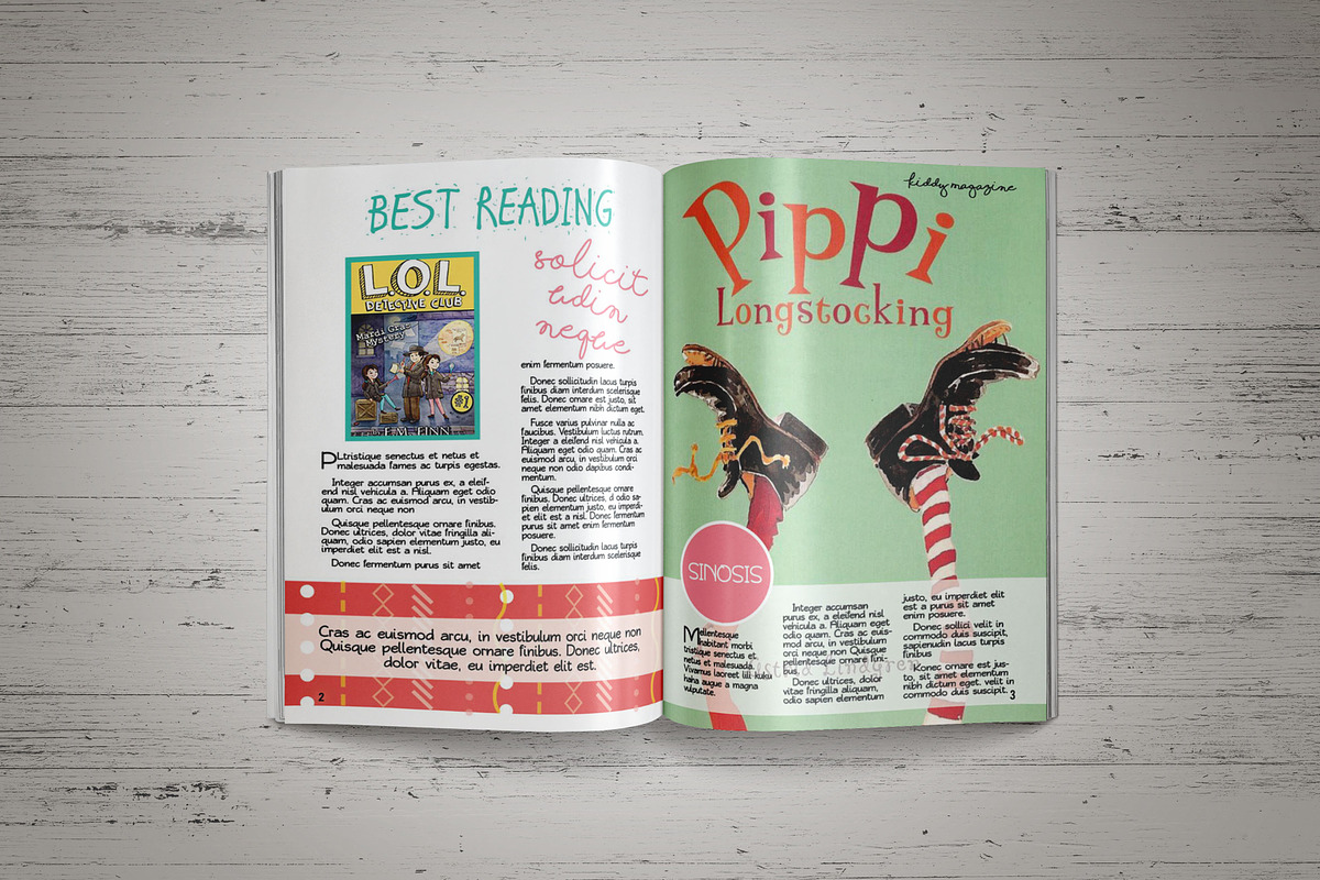 Cake Kid Magz, a Magazine Template by Oktiva (Photo 2 of 7)