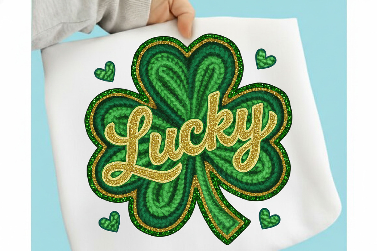 Brushstroke St Patrick's Day Shamroc, an Illustration by Designking (Photo 1 of 6)