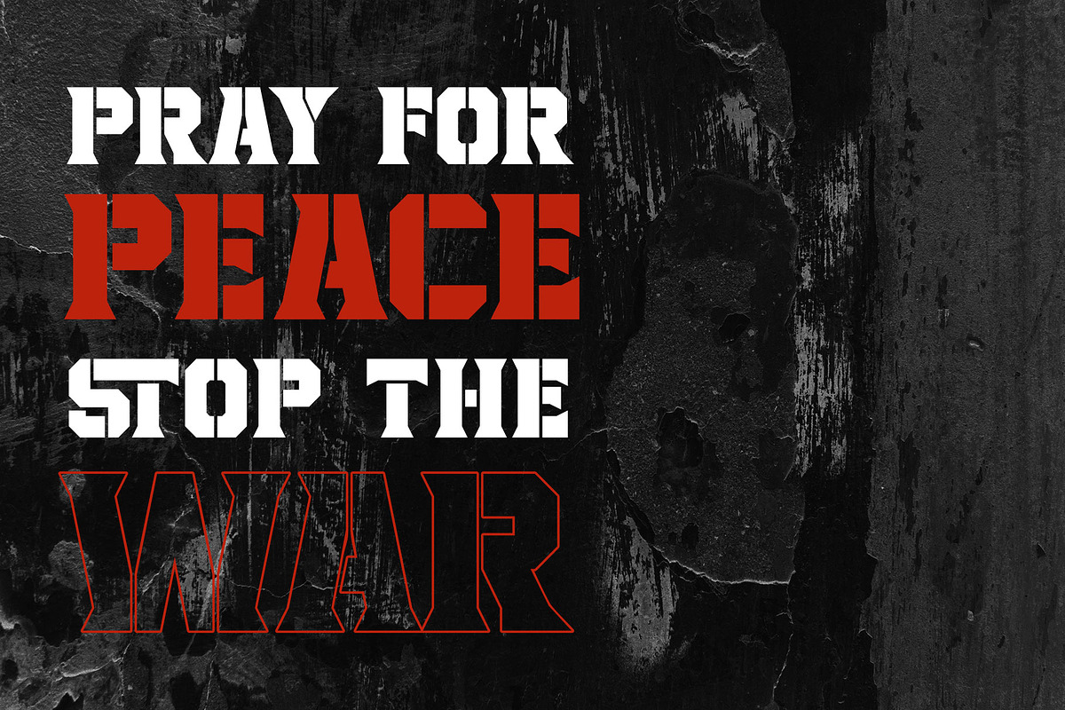 Defront Stencil Font, a Sans Serif Font by RantautypeStudio (Photo 2 of 15)
