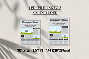 Editable vintage newspaper template, a Magazine Template by ZoloDesignHub (Thumbnail 4 of 10)