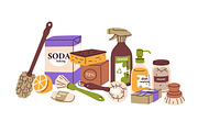 Eco-friendly cleaning products set, an Object Illustration by Good Studio (Thumbnail 9 of 10)