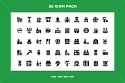 Bar icons, an Outline Icon by Wencory (Thumbnail 1 of 2)