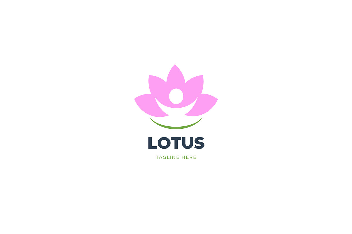 Lotus Flower Logo Template, a Branding & Logo Template by Claymoon Lab (Photo 2 of 3)