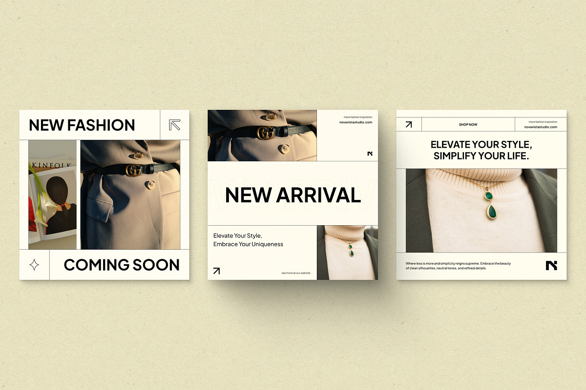 Fashion - Social Media Templates, a Social Media Template by madebynoval (Photo 6 of 6)