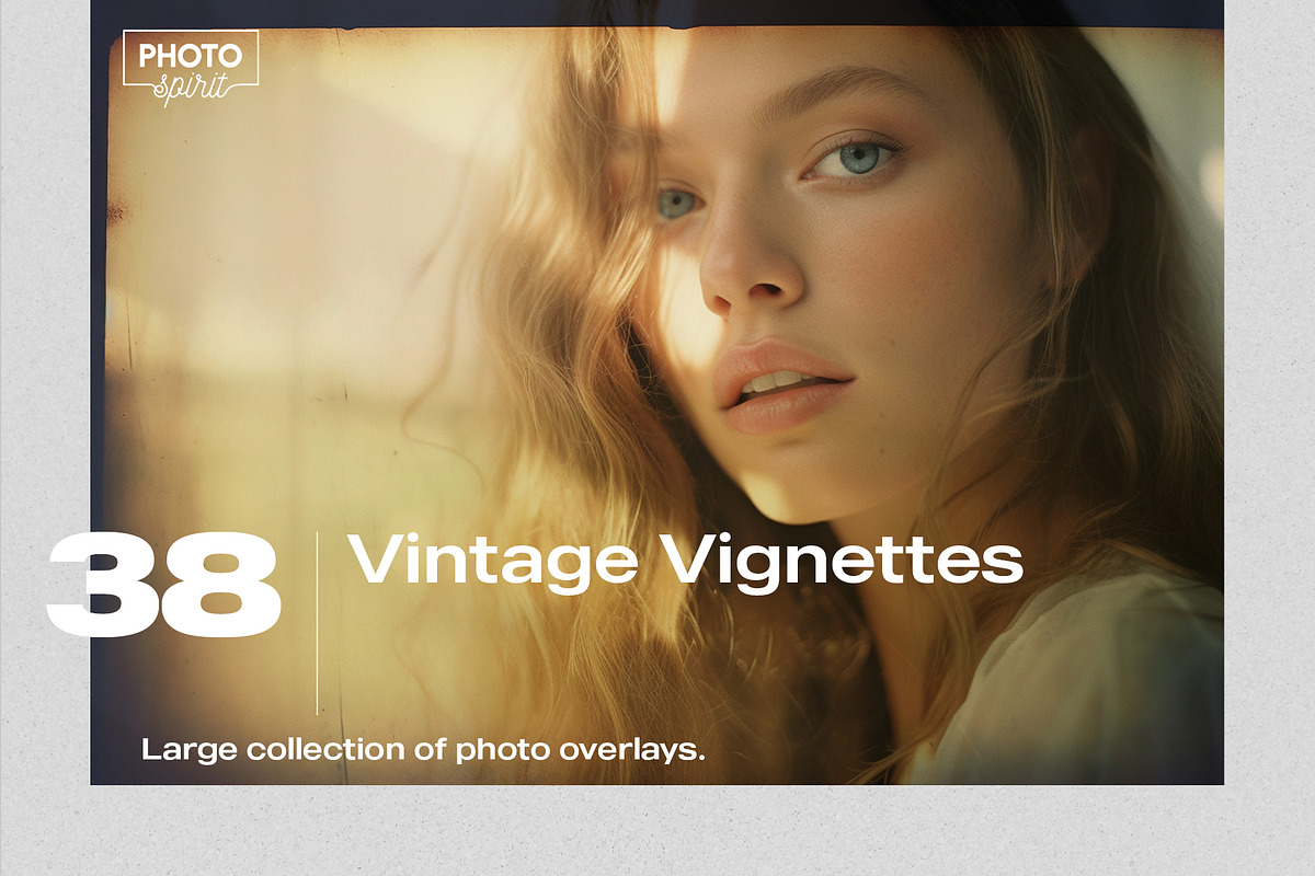 Vintage Vignettes Effect Overlays, a Brushes & More by PhotoSpirit (Photo 1 of 9)