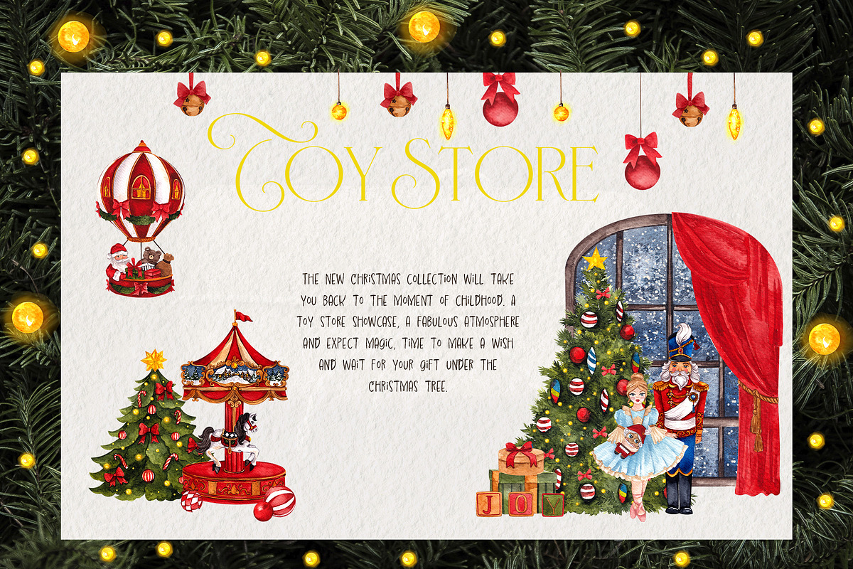 Toy Store. Christmas graphic., an Object Illustration by ma_i_vi (Photo 2 of 12)