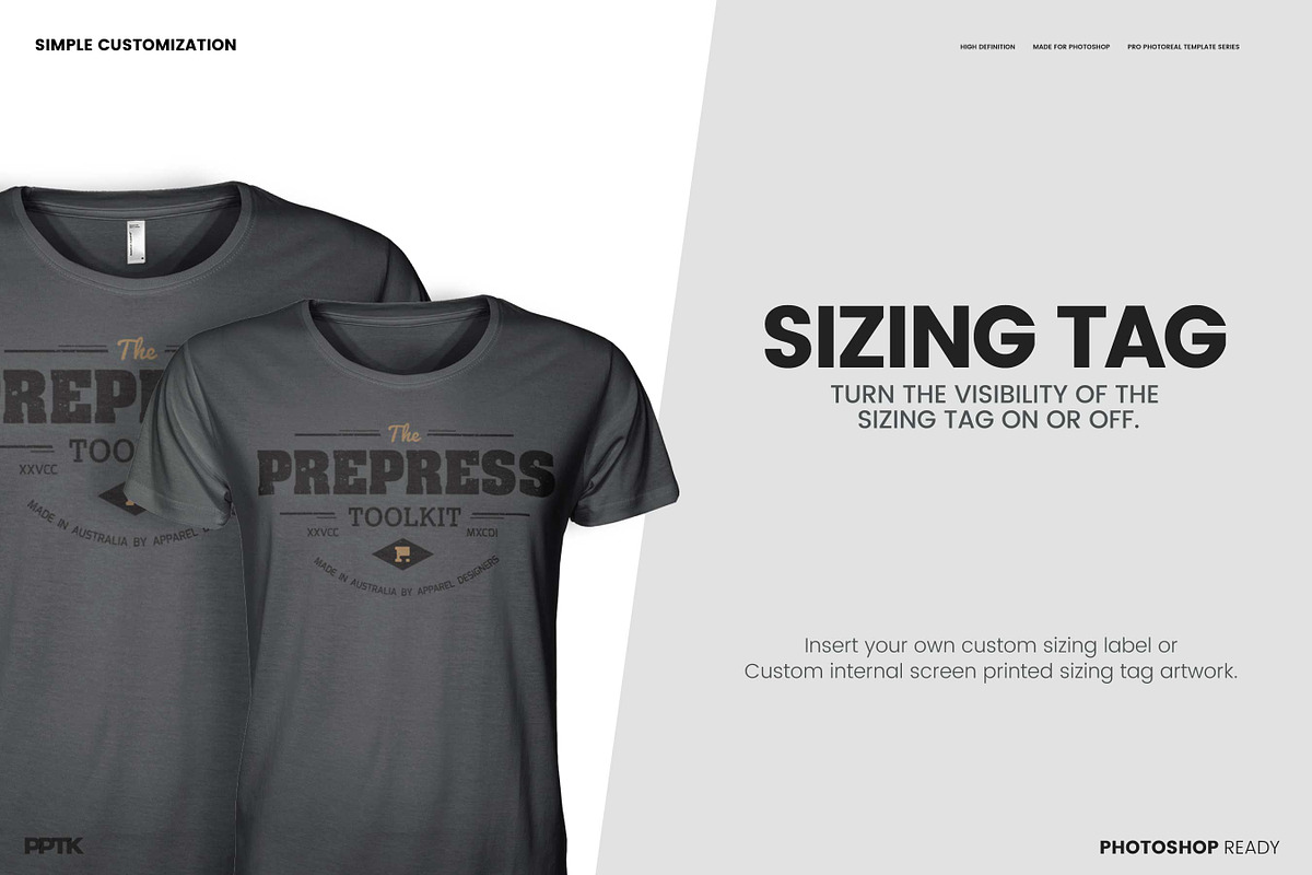 Men's Ghosted T-Shirt Mockups, a Shirt Mockup by PrePress Toolkit (Photo 4 of 7)