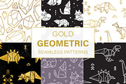 Gold Geometric Patterns, a Pattern Graphic by PenguinHouse (Thumbnail 1 of 10)