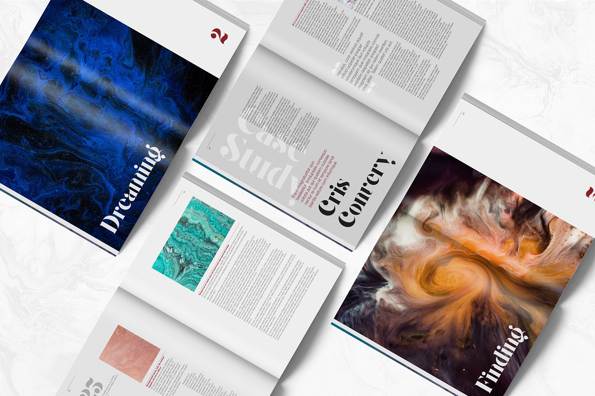 Karma Magazine Template, a Magazine Template by By Cris Convery (Photo 5 of 6)