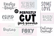 PERFECTLY CUT Crafters Font Bundle, a Script Font by Blush Font Co. (Thumbnail 1 of 12)