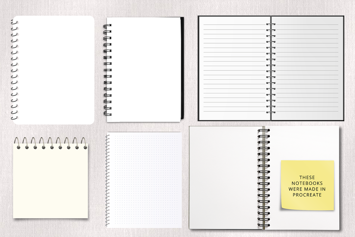 Spiral Notebook Binding Procreate, a Brush Add-On by Wicked Creative (Photo 5 of 6)