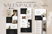 Luxe Sales Page Template for Coaches, a Landing Page Template by Styled Web Shop (Thumbnail 3 of 3)
