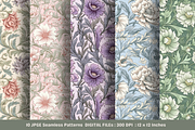 Vintage Floral Seamless Pattern, a Pattern Graphic by STUDIO CHOTI (Thumbnail 3 of 7)