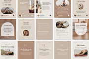 Wellness Carousel Instagram Posts, a Social Media Template by DigiPax (Thumbnail 3 of 11)