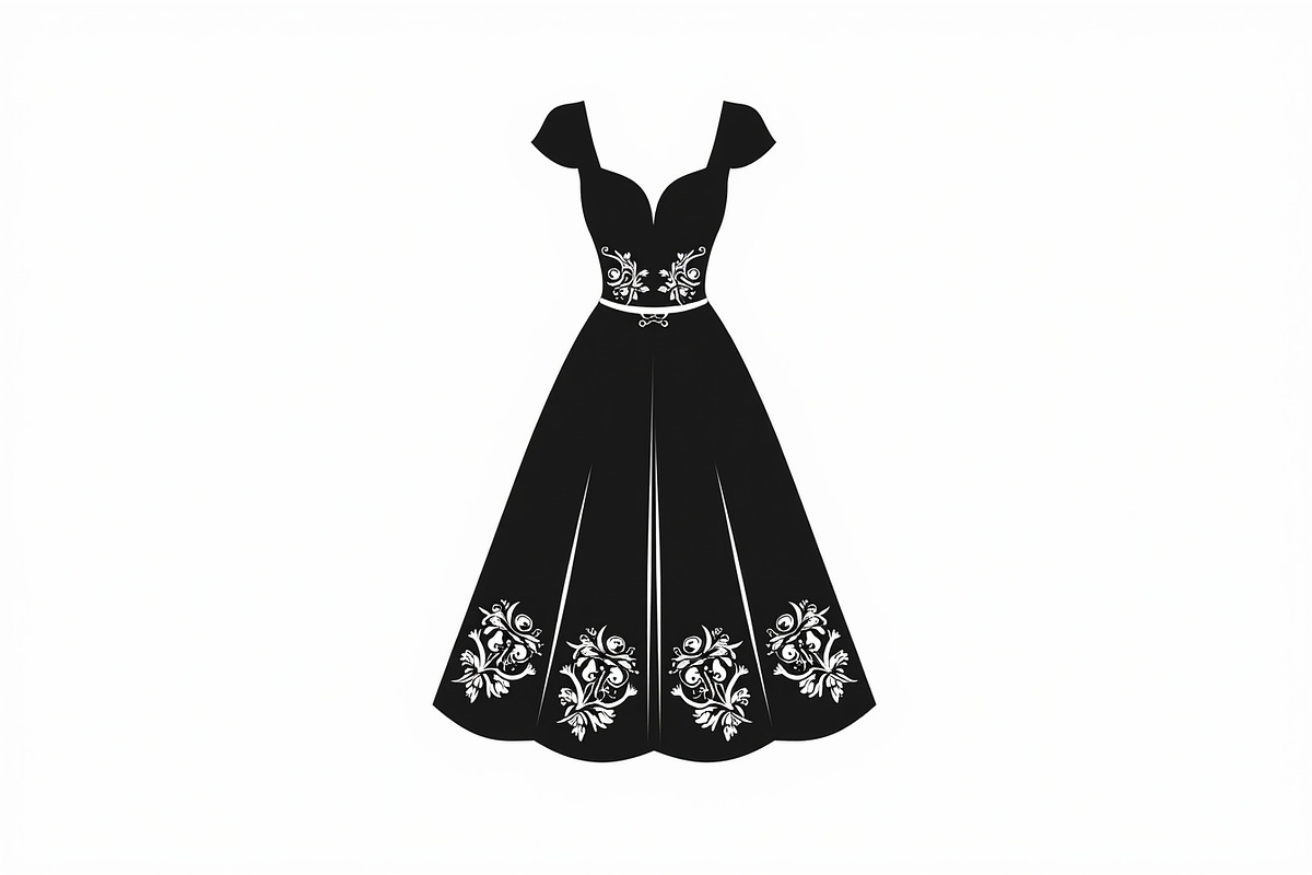 Luxury Dress Clipart Set, an Illustration by hafijul (Photo 12 of 21)
