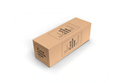 Tall Box Packaging Mockup Template, a Packaging Mockup by DesignRushMarket (Thumbnail 9 of 11)