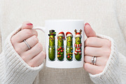 Christmas Pickles Clipart, an Illustration by designcity5 (Thumbnail 7 of 8)