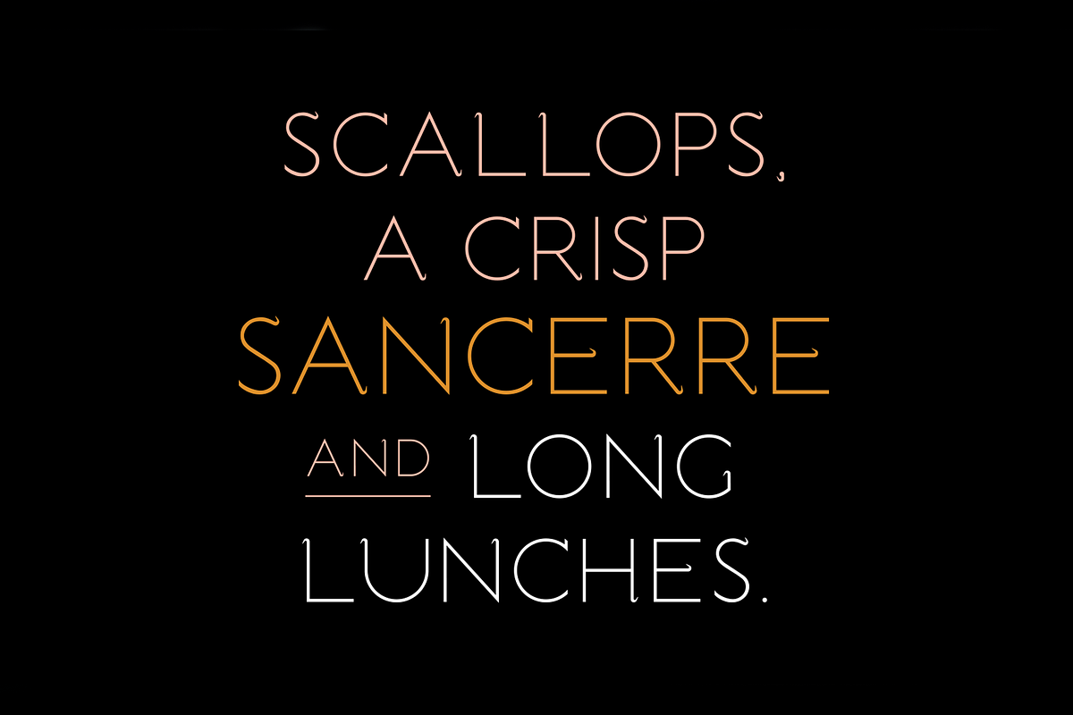 Rockpool. Chic sans serif font, a Sans Serif Font by LostandFoundry (Photo 7 of 7)