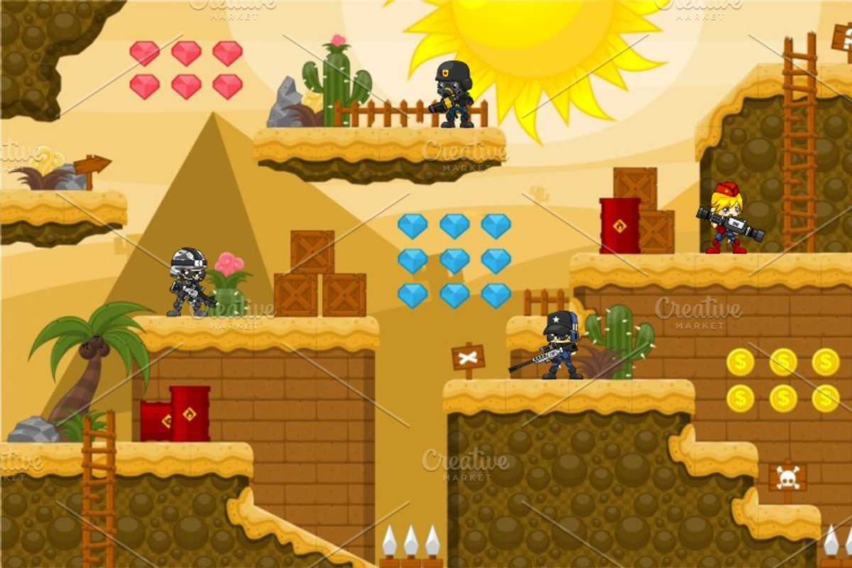Characters Spritesheet 21, an Illustration by pzUH (Photo 5 of 5)