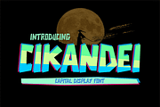 Cikandei - Display Font, a Font by Mabhal Studio (Thumbnail 1 of 6)