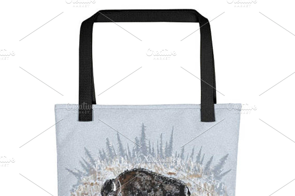 Snow Buffalo Wanderlust Collection, an Animal Illustration by Black Bunny Design Studio (Photo 11 of 11)