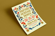 Hispanic Heritage Month Flyer, a Flyer Template by Guuver (Thumbnail 3 of 3)