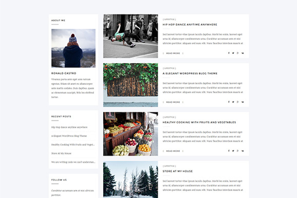 Aresivel -WordPress Blog Theme, a WordPress Template by myshopkit (Photo 4 of 14)