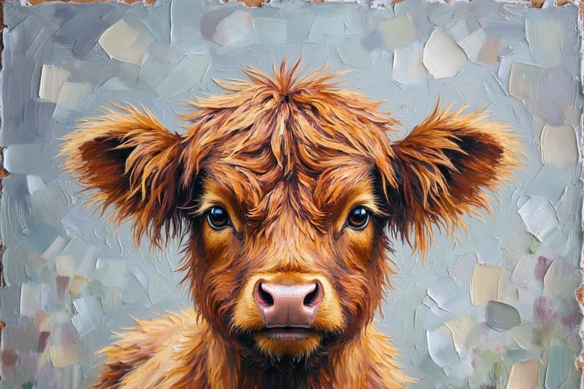 Highland Cows Bundle Set, an Animal Illustration by PLUM&FIGS (Photo 6 of 14)