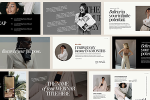 Luxe Canva Webinar Slides