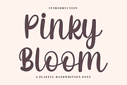 Pinky Bloom, a Handwritten Font by InermediaSTUDIO (Thumbnail 1 of 8)