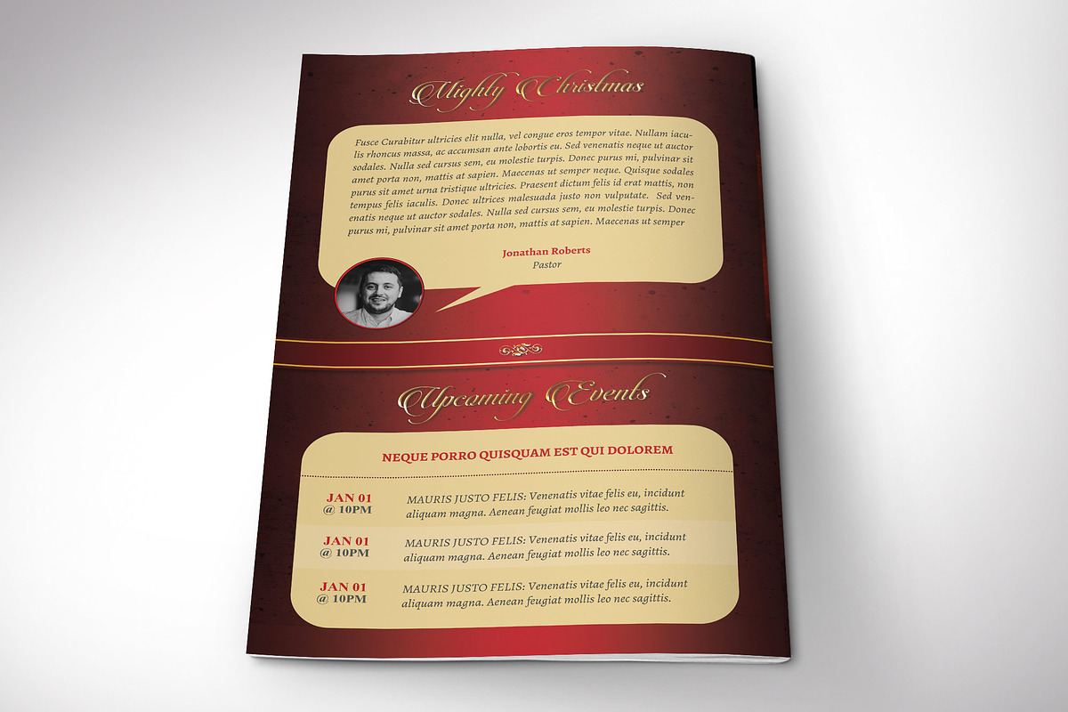 Light Christmas Program Template, a Brochure Template by Godserv Designs (Photo 5 of 10)