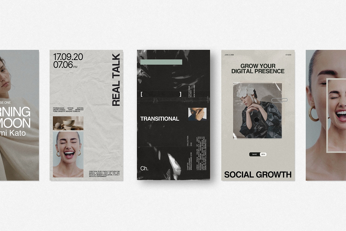 ZEVR | Instagram STORIES Bundle, a Social Media Template by Crafted Pixel (Photo 5 of 10)