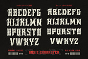 Red Band Typeface, a Blackletter Font by alit design (Thumbnail 5 of 17)