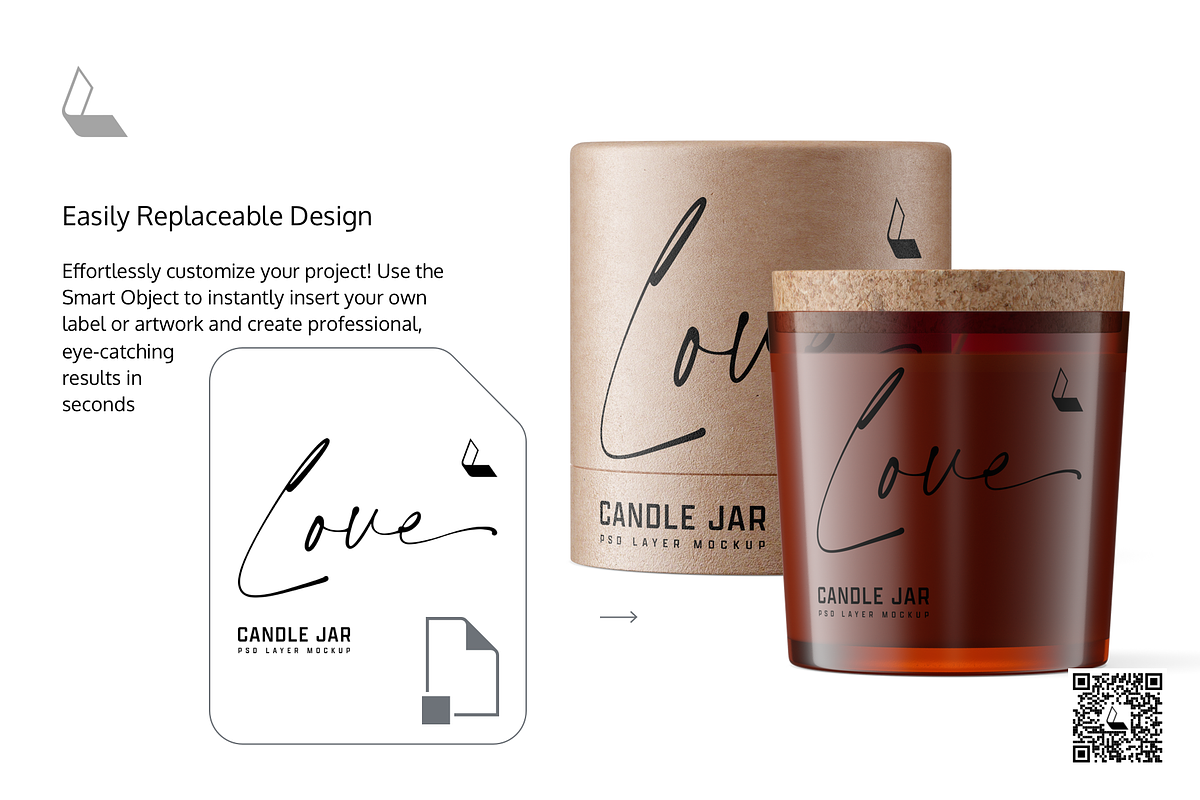 Candle & Box PSD Mockup, a Product Mockup by Karma (Photo 4 of 8)