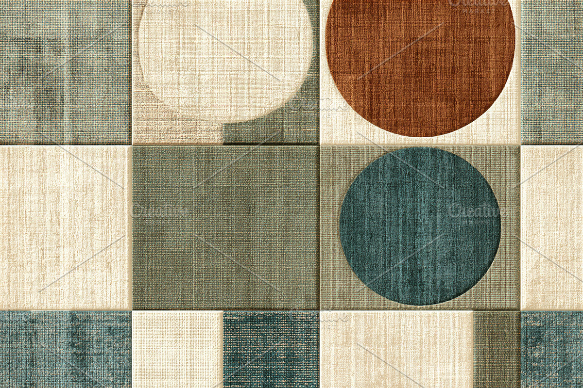 Seamless pattern abstract geometric pattern showing textured squ, a Pattern Graphic by Studio ANNA