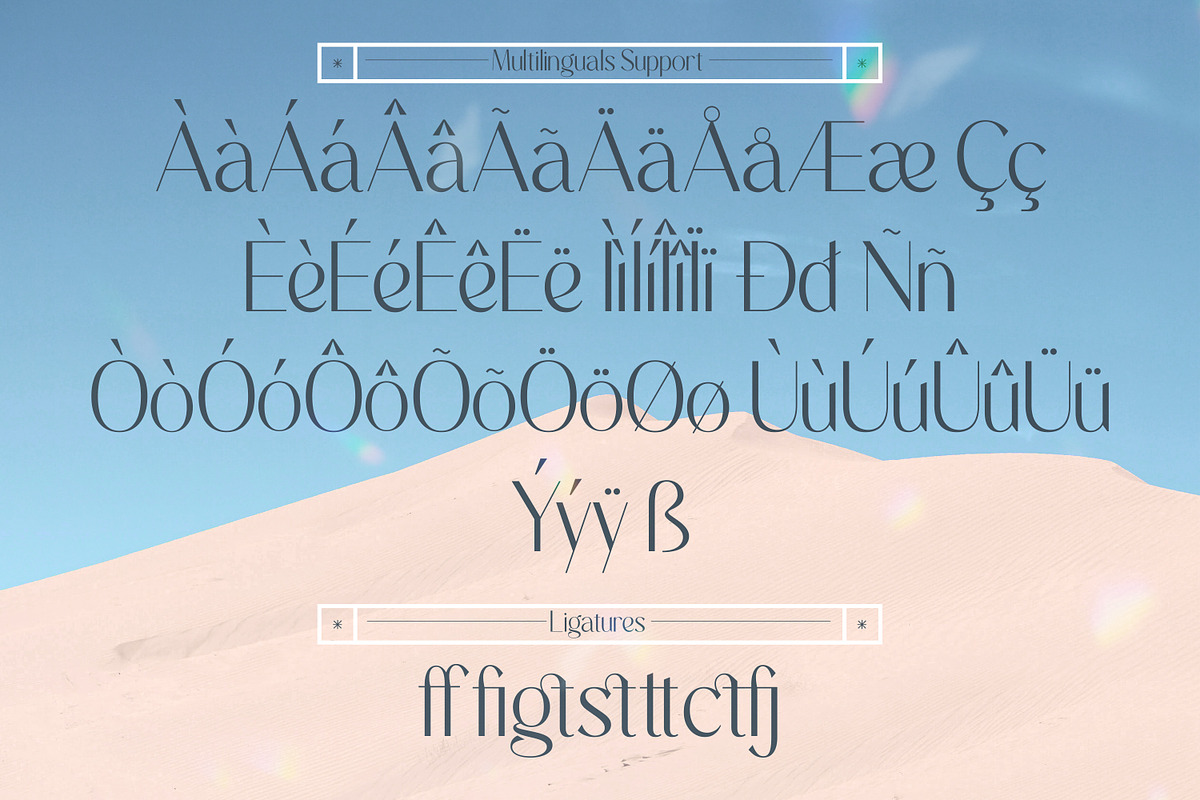 Magiesta - Elegant Sans, a Sans Serif Font by Mokatype Studio (Photo 9 of 10)