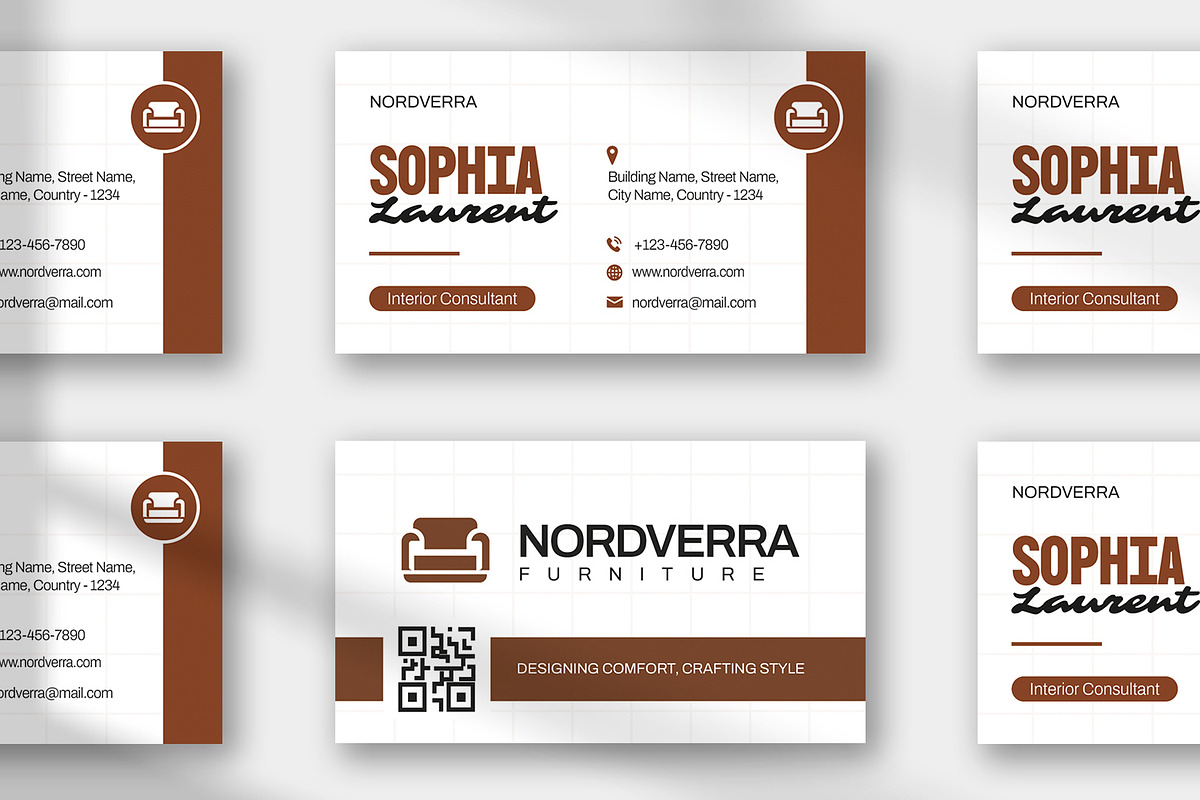 Nordverra - Business Card, a Business Card Template by Esensifiksi.studio (Photo 2 of 3)