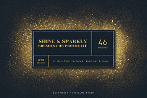 Shine & Sparkly Procreate Brushes