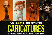 428 Prompts for Caricatures Vol 3, an Illustration by Sevenstyles (Thumbnail 1 of 12)