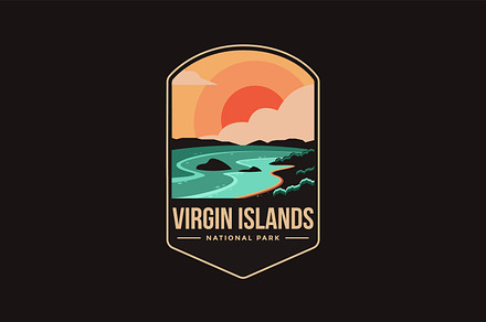 Virgin Islands National park logo, a Branding & Logo Template by DOMHOUZE