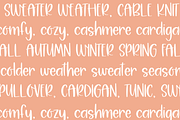 Cozy Sweater, Cute Handwritten Font, a Sans Serif Font by Designing Digitals (Thumbnail 7 of 9)
