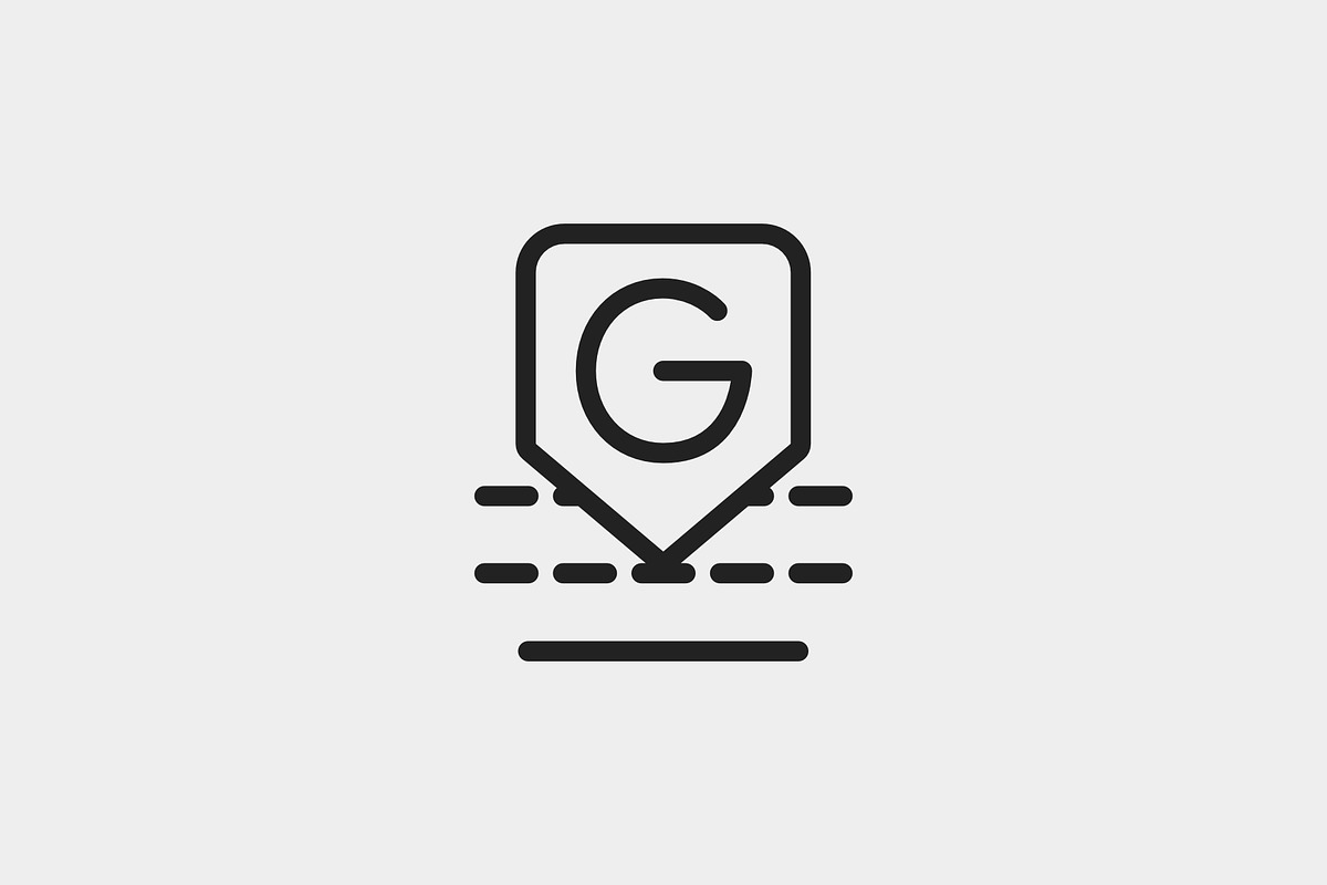 Gboard, an Outline Icon by Jordy (Photo 1 of 2)