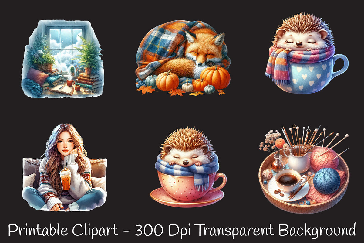 Fall Lazy Day Clipart, an Illustration by RobertsArt (Photo 6 of 7)