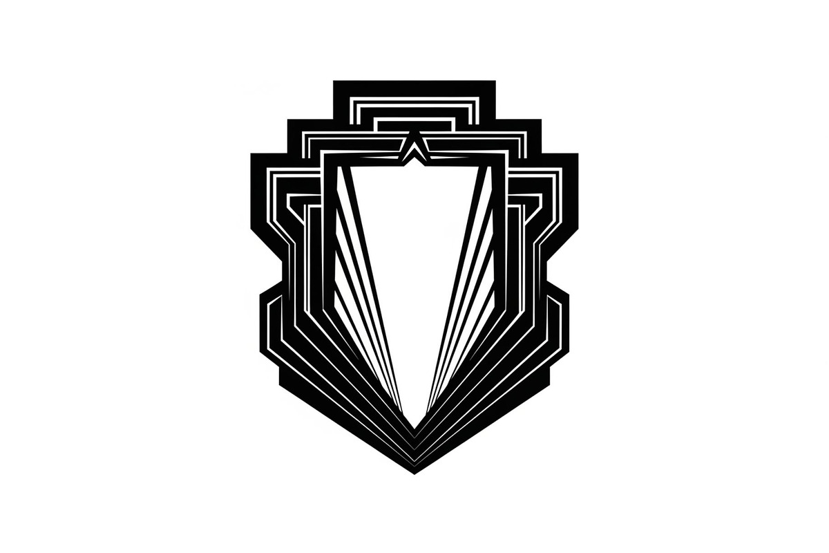 Art Deco Shield Frame SVG Bundle, an Illustration by Creativeshirt (Photo 25 of 31)